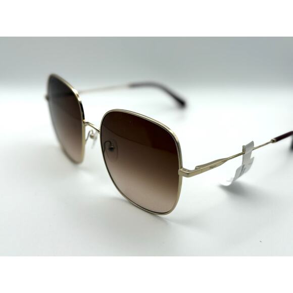 NWT Salvatore Ferragamo SF300S Metal Frame Gradient Lens Oversize Sunglasses - Picture 3 of 4